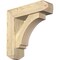 Ekena Millwork Imperial Craftsman Rough Sawn Bracket w/ Offset Brace, Douglas Fir, 6"W x 20"D x 20"H BKT0604X20X20IMP04RDF - alternate 1